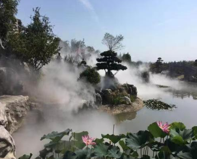 榆林沙河公园雾森工程